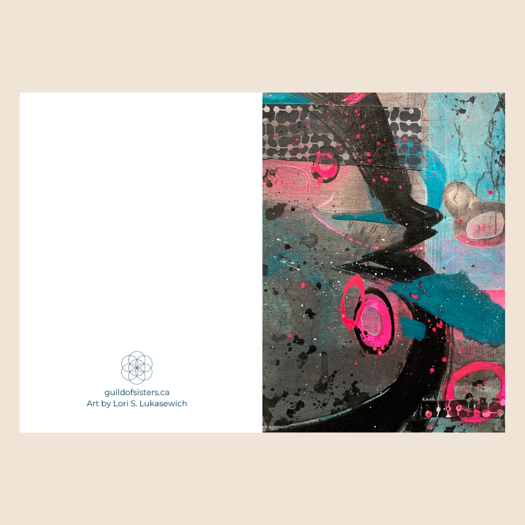 Art Card - Abstract 3, pack of 3