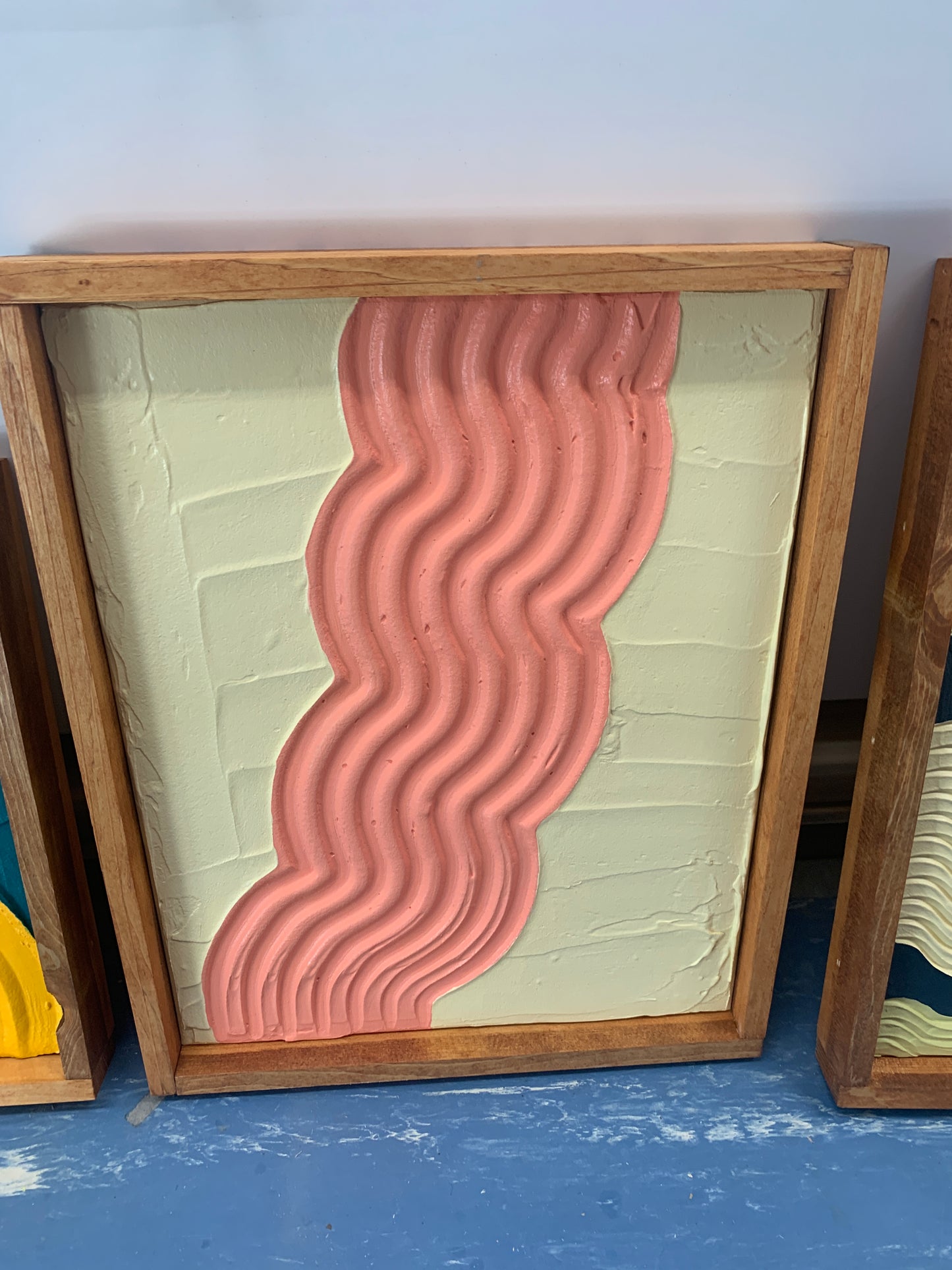 Textured Wall Hanging - apricot butter - 1 piece