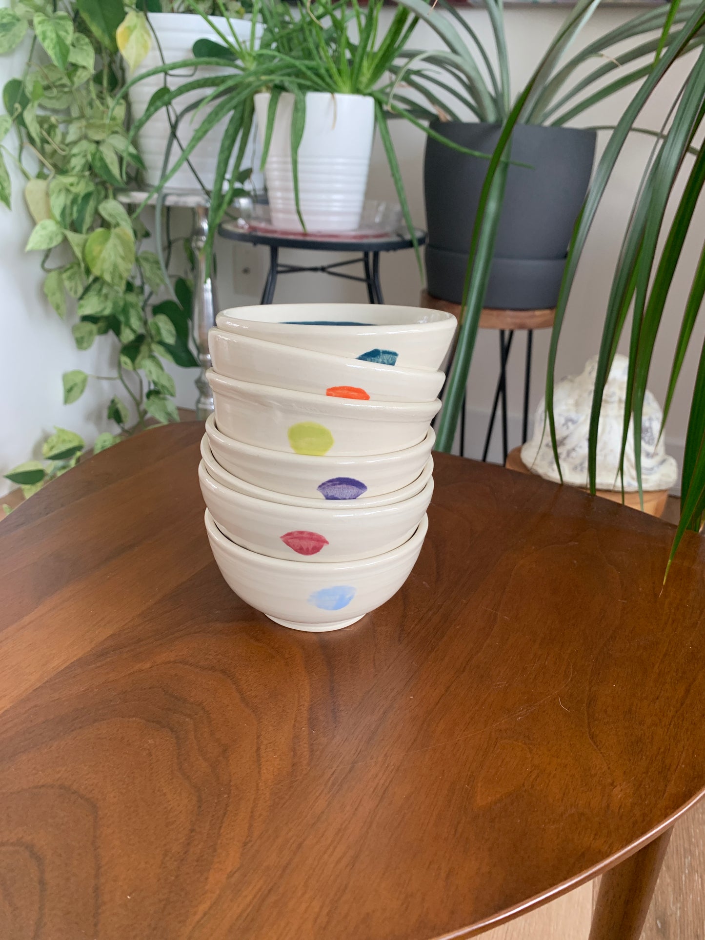 Colourful bowl set of 7