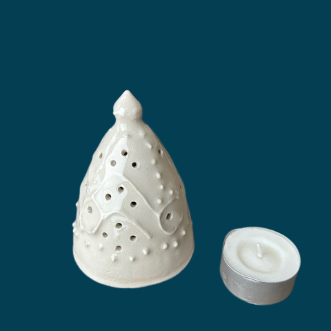 Stoneware Christmas tree, small