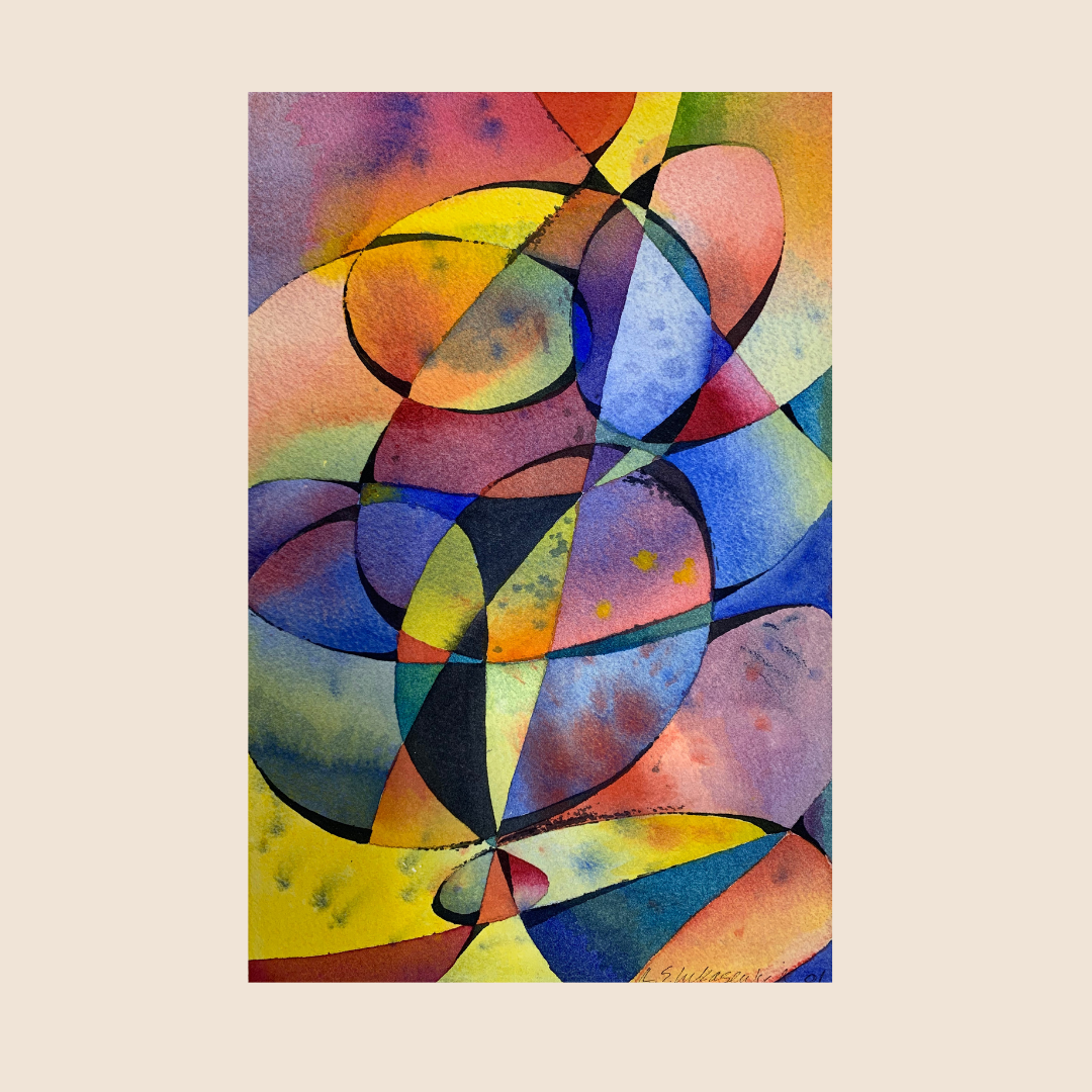 Art Card - Abstract 1, pack of 3
