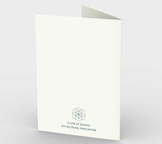 Art Card 5x7 Heart Vines, individual