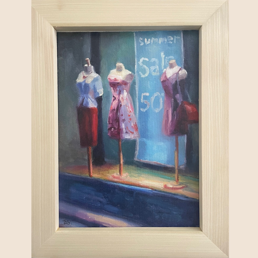 Shop Window oil painting