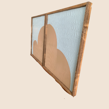 Textured Wall Hanging - 2 piece